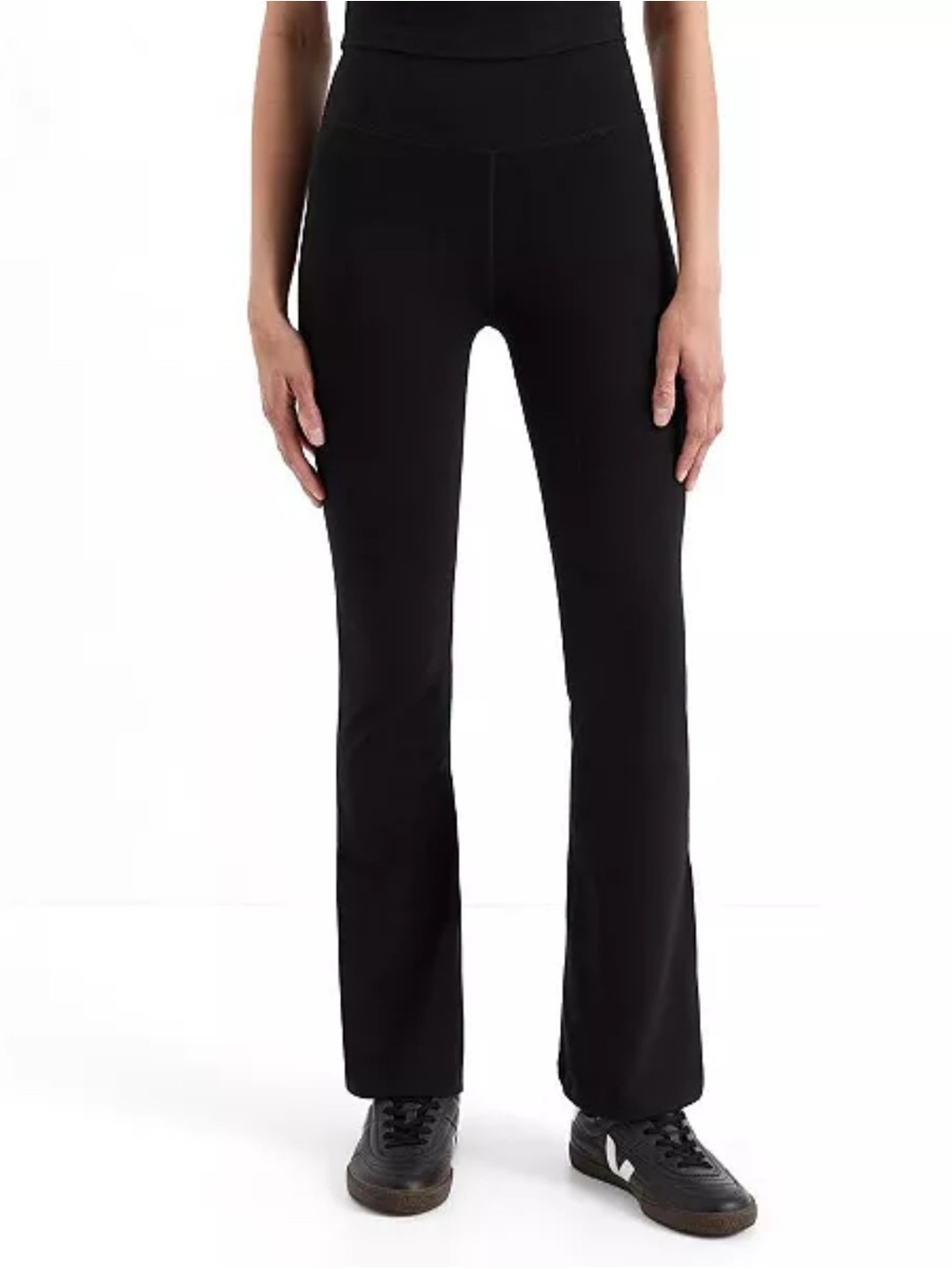 Pact On The Go-To Contour Compression Flare Bootcut Leggings size XS